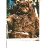 Michael Henbury signed 10x8 colour image. Featuring an EWOK from Star Wars VI Return of a Jedi. Good