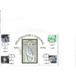 FDC Full Set commemorating the Westminster Cathedral. Post Mark 4th November 2003 and a second stamp