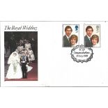 FDC in celebration of the Royal Wedding of Prince Charles and Diana. Postmark 29th July 1981. NO: