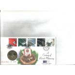 1996 Century of British Motoring Royal Mail Coin FDC. Good Condition. All autographs come with a
