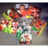 Football Liverpool collection 7 assorted signed photos all from Anfield players past and present