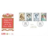 FDC to celebrate the Queen Mother's 90th Birthday. Full Set. Postmark 4th August 1990. Good