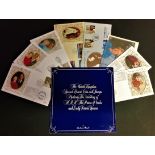 Royal FDC Collection includes 8 flown covers subjects include Royal Golden Wedding Anniversary and 1