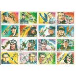 FDC of Heros Del Aire. Full Set. Postmark 23rd March 1974. Good Condition. All autographs come