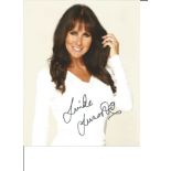 Linda Lusardi signed 10x8 colour image. Linda was famous for her acting, tv presenting and former