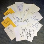 TV and Film collection 40 signed 6x4 white cards some well-known names includes Andrew Jeffers,