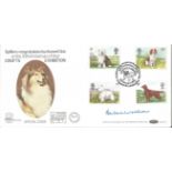 FDC celebrating the 30th anniversary of Crufts with full set of stamps featuring numerous dog