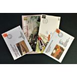 Railway FDC collection 4 covers includes Royal Engineers Postal and Courier service to commemorate