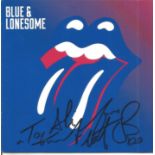 Rolling Stones Album Cover. 'Blue and Lonesome' Signed and Dedicated to Ali. Blue and Lonesome was a