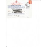 FDC As a tribute to the submarines of world war II. Signed by Captain Crawford. Postal Mark 21st