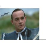 Michael Jayston signed 10x8 colour photo. Taken during his time on Doctor Who the Trial of a Time