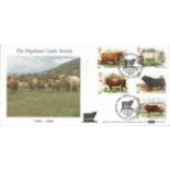 FDC for the Highland Cattle Society. Postmark 6th March 1984. Good Condition. All autographs come