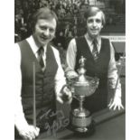 Terry Griffiths signed 10x8 b/w photo. Good Condition. All autographs come with a Certificate of