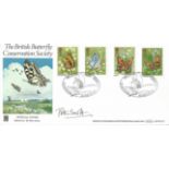FDC Signed by Sir Peter Scott, with 3x Stamps Image painted by Sir Peter Scott himself to