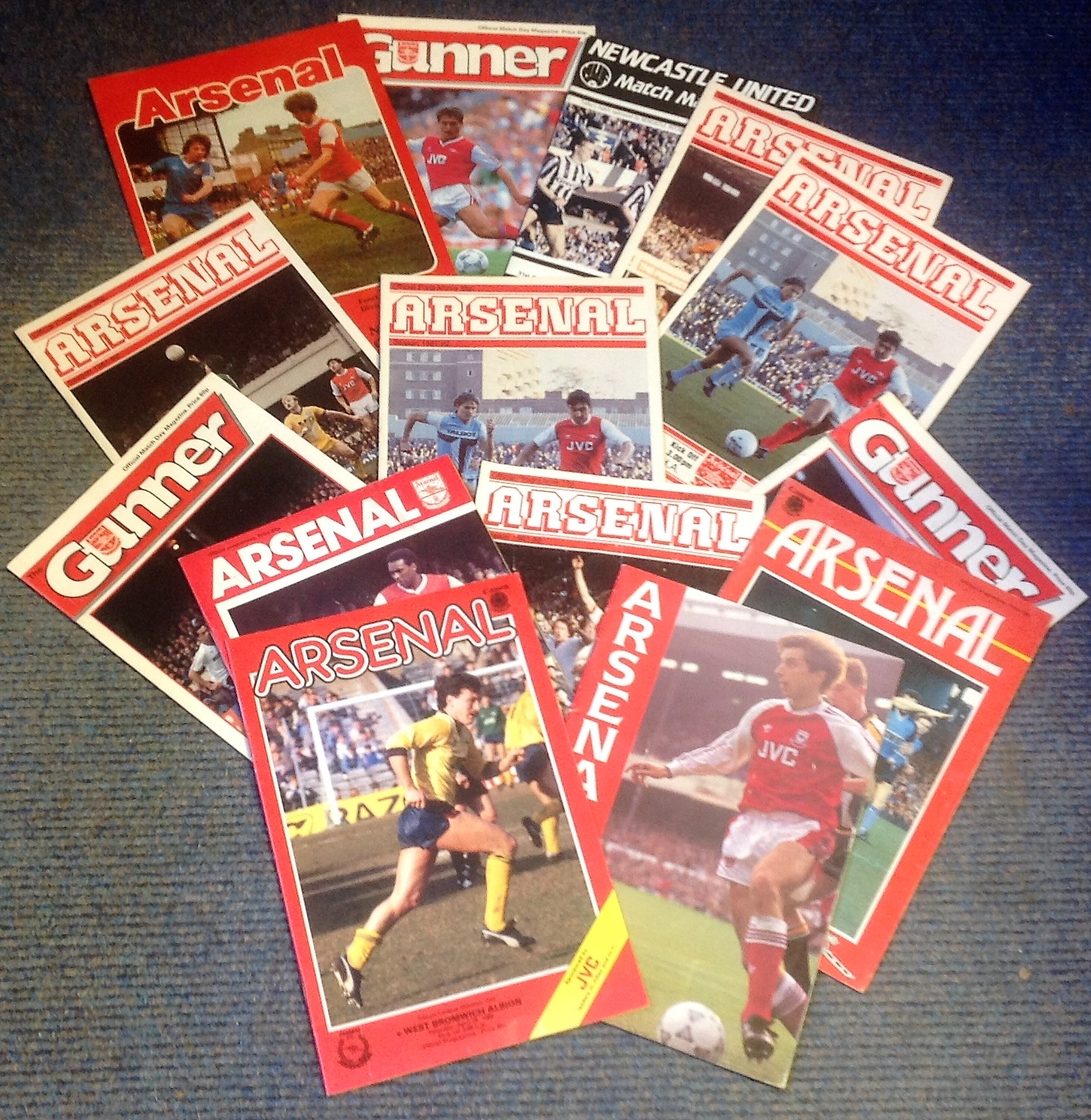 Football Arsenal vintage programme collection 15 programmes dating back to the eighties. Good