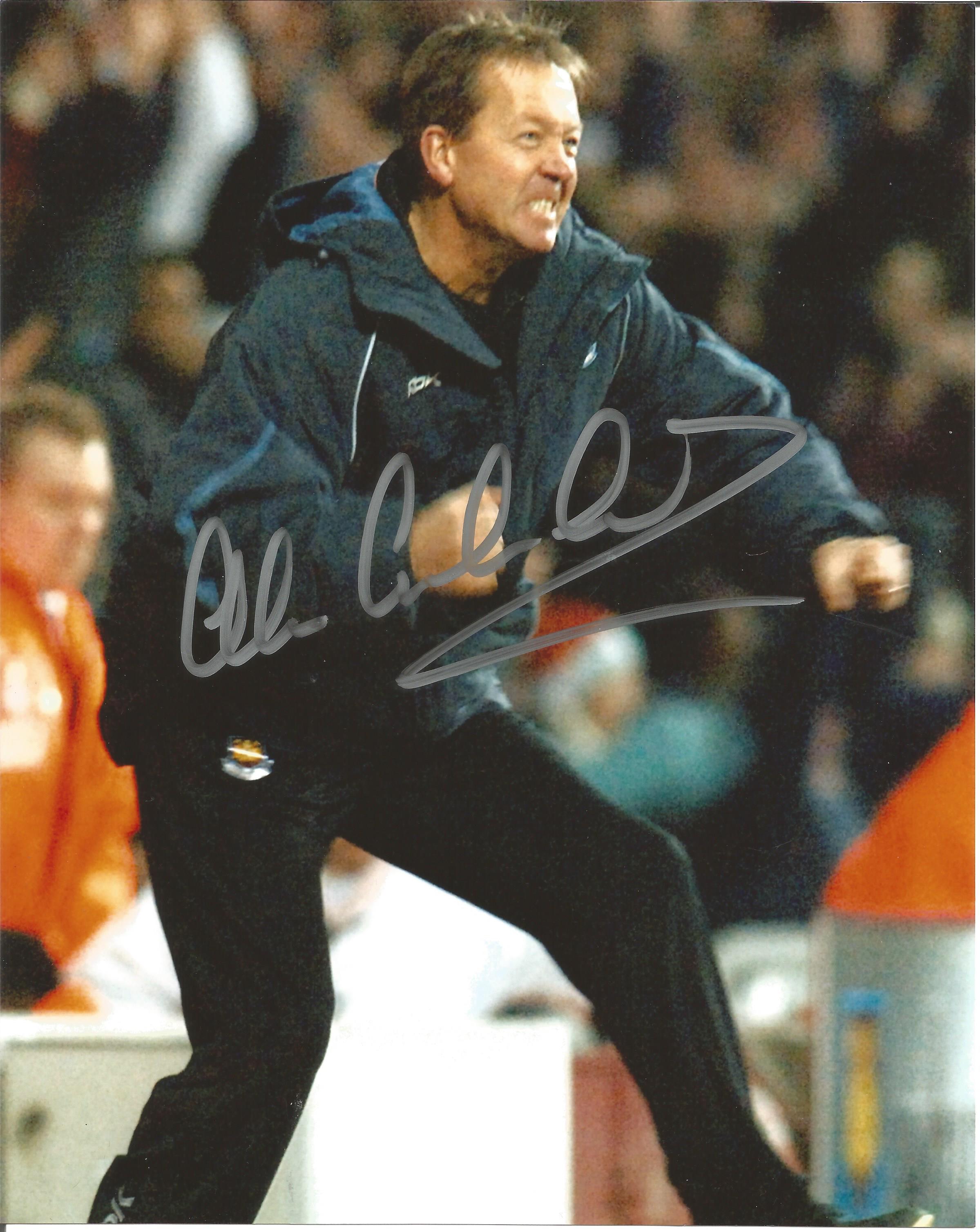 Alan Curbishley signed 10x8 colour photo. Good Condition. All autographs come with a Certificate