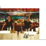 Philip Olivier signed 10x8 colour photo from his time on television show Benidorm. He also