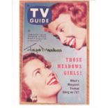 Jayne Meadows signed 11x8 colour TV Guide cover photo. Jayne Meadows, born Jane Cotter; September