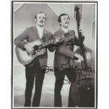 Smothers Brothers signed 10x8 black and white photo. Richard Remick Smothers, born November 20,