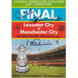 Autographed Manchester City Programme, 1969 Fa Cup Final V Leicester City, Signed To The Front Cover