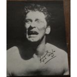 Kirk Douglas signed 12 x 8 inch b/w magazine page. Good Condition. All autographs come with a