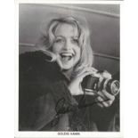 Goldie Hawn signed 10 x 8 inch b/w portrait photo. Good Condition. All autographs come with a