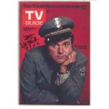 Dom DeLuise signed 11x9 colour magazine cover photo. Dominick DeLuise, August 1, 1933 - May 4, 2009,