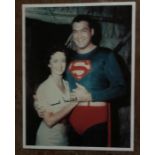 Noel Neil signed 10 x 8 inch colour Superman photo. Good Condition. All autographs come with a
