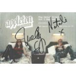 Nicole and Natalie Appleton signed 6x4 colour promo photo. Natalie Jane Appleton Howlett, born 14