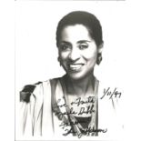 Maria Gibbs signed 10x8 black and white photo. Marla Gibbs is an American actress, comedian, singer,