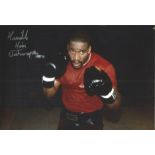 Boxing Tim Weatherspoon signed 12 x 8 inch colour photo. Good Condition. All autographs come with