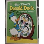 Tony Anselmo signed 14x12 Walt Disney Donald Duck Luck of the North Print. Good Condition. All