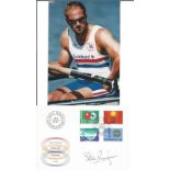 Sir Steve Redgrave signed FDC PM 3000 BERN AUSGABETAG 18. 9. 1967 lot comes complete with colour