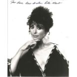 Rita Moreno signed 10x8 black and white photo dedicated. Rita Moreno, born Rosa Dolores Alverío