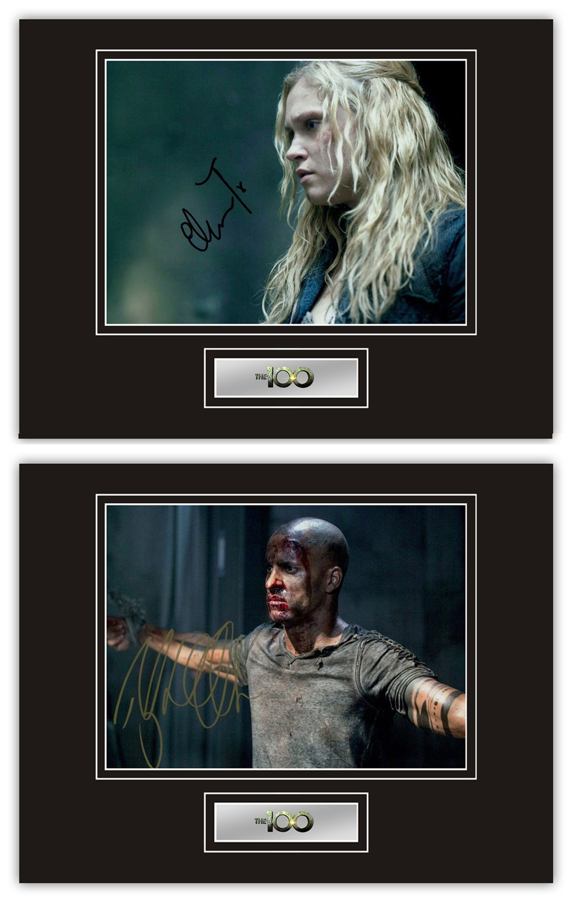 Set of 2 Stunning Displays! The 100 hand signed professionally mounted displays. This beautiful