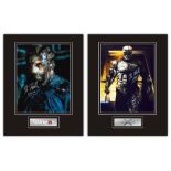 Set of 2 Stunning Displays! Friday 13th hand signed professionally mounted displays. This