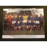Autographed Rangers 1972 Poster, A Wonderful Large Modern Wall Poster Which Was Issued With A Book