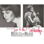 Susan Egan signed 10x8 Beauty and the Beast Belle promo photo dedicated. Susan Farrell Egan, born