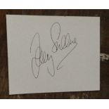 Barry Sheene motorcycle ace signed white card. Good Condition. All autographs come with a
