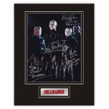 Stunning Display! Hellraiser Hellbound multi signed professionally mounted display. This beautiful