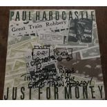 Ronnie Biggs signed Paul Hardcastle Just for the Money 45rpm record cover. Good Condition. All