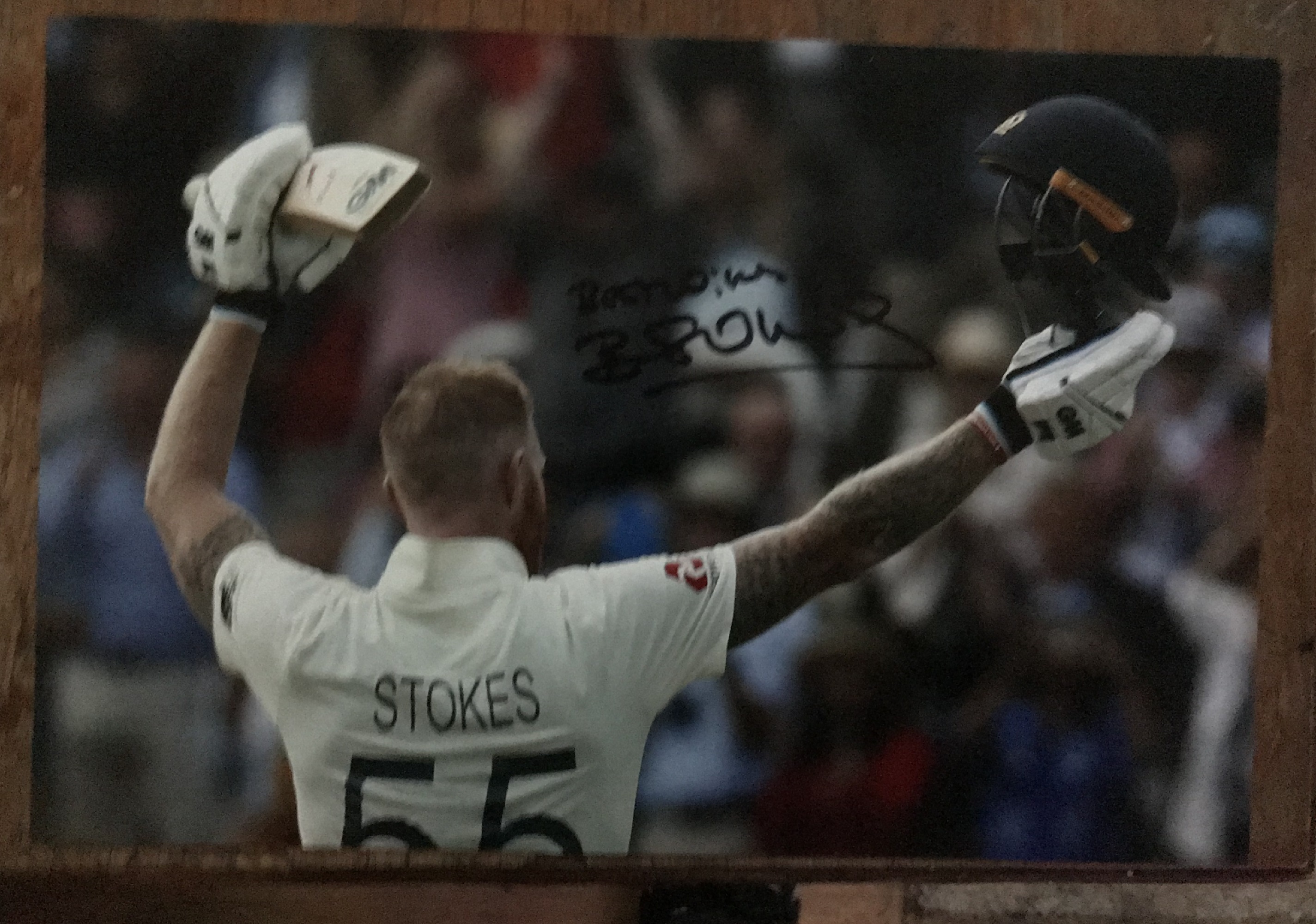 Cricket Ben Stokes signed 12 x 8 inch colour photo. Good Condition. All autographs come with a