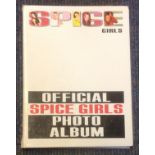 Spice Girls official photo album with over 100 photos some have PRINTED autographs. Good