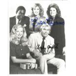 Julie Sommars and Andy Griffith signed Matlock 10x8 black and white photo. Matlock is an American