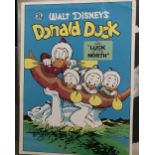 Tony Anselmo signed 14x12 Walt Disney Donald Duck Rags to Riches Print. Good Condition. All