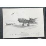 Nicolas Trudgian Phantom of the Ruhr Limited Edition signed by 4 RAF Lancaster aircrew who all