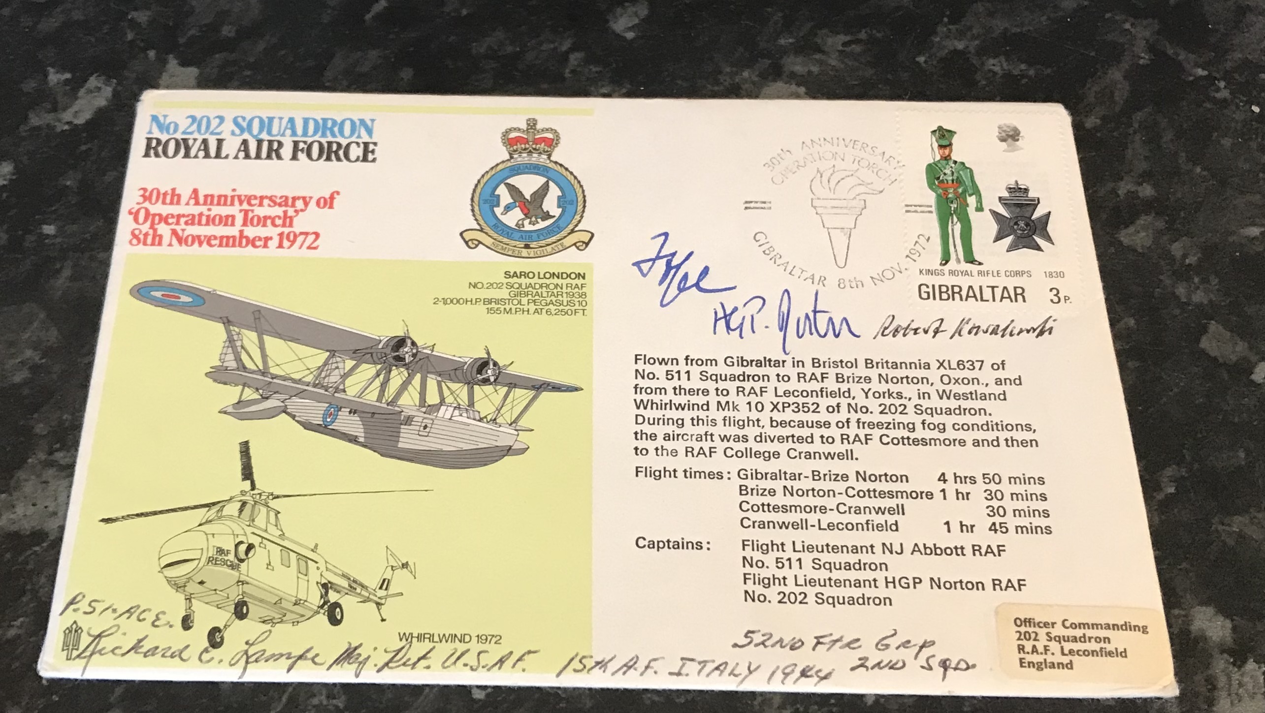 WW2 Aces multi signed Hans Rossbach cover including Luftwaffe Aces Bernhard Jope, Robert
