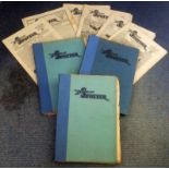 3 Aeroplane Spotter Magazine Bound Volumes 1941, 1942, 1944 and 1943 unbound comprising one bound