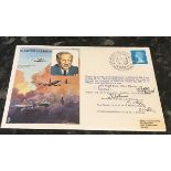 Flown and signed cover Marshall of The Royal Air Force Sir Arthur T Harris RAF Museum HA4 Historic