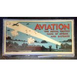A vintage late 1930s board game Aviation The Aerial tactics Game of Attack and Defence by H P Gibson